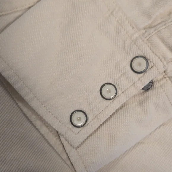 G-Star Plush Cord Tacoma Western Shirt-Ivory